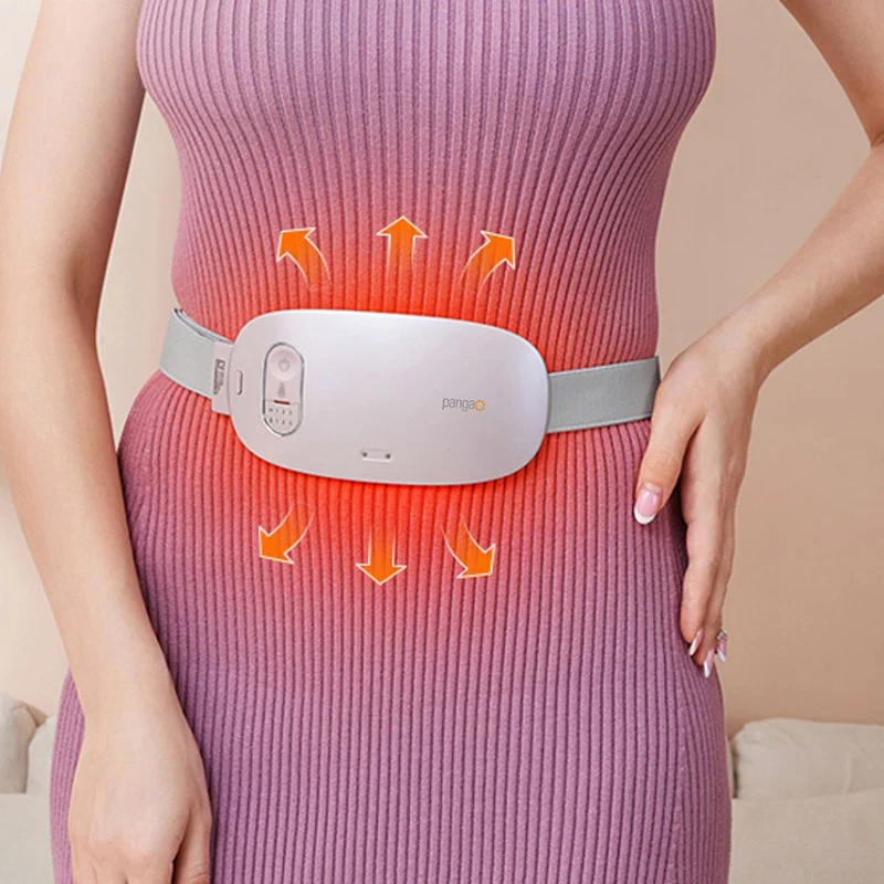Electric infrared heating waist massager belt menstrual heating pad for women cramps period pain
