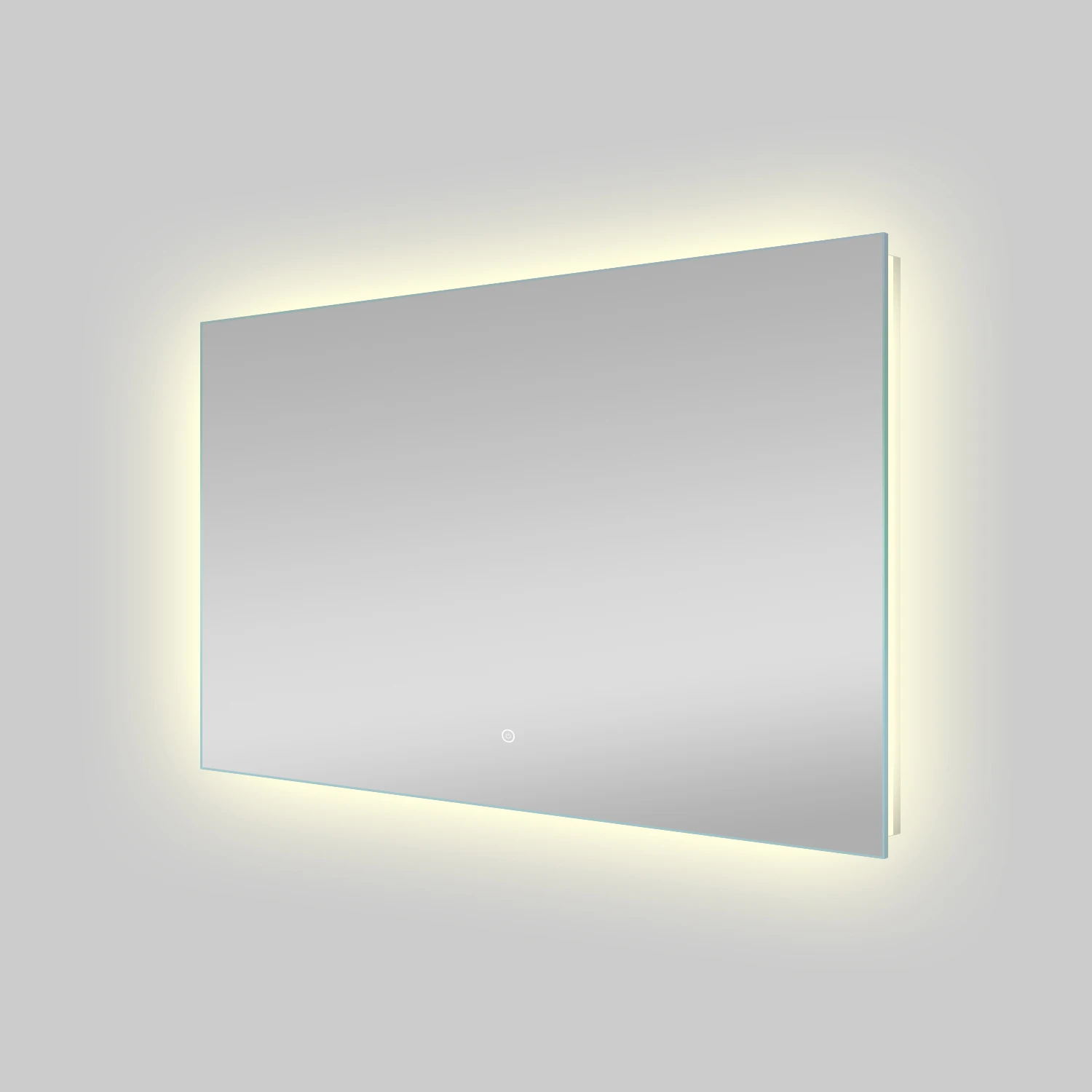 High-End Hotel Mirror With Defogger Pad Decoration Bathroom LED Electric Mirror