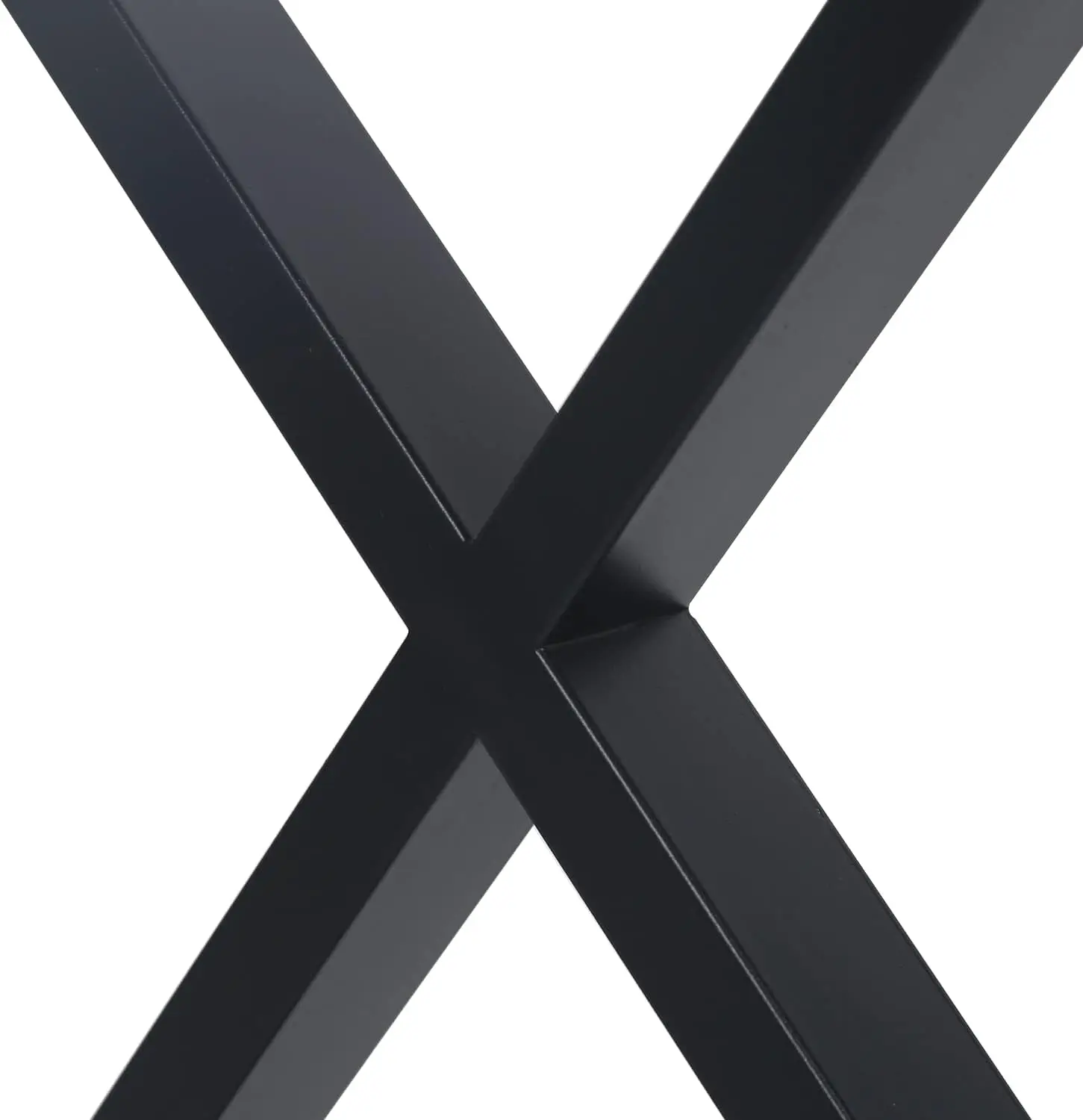 Hot X Shaped Side Cast Iron Steel Furniture Base Wrought Metal Bench Coffee Table Legs Frame Industrial Table Legs