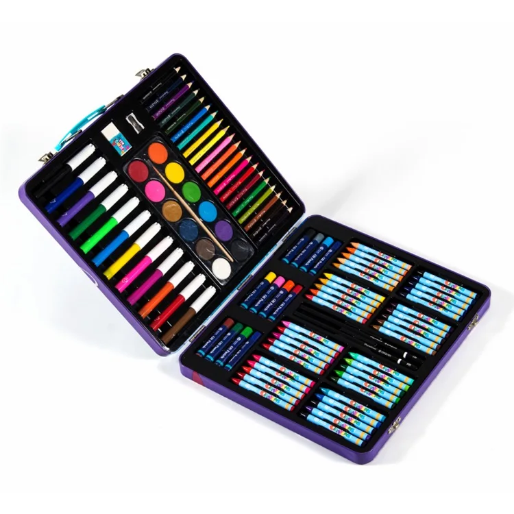 Manufacturer Supplies Custom School Girl Boy Pencil Box Art Set Kids Pencil Case Big Capacity School Supplies Set