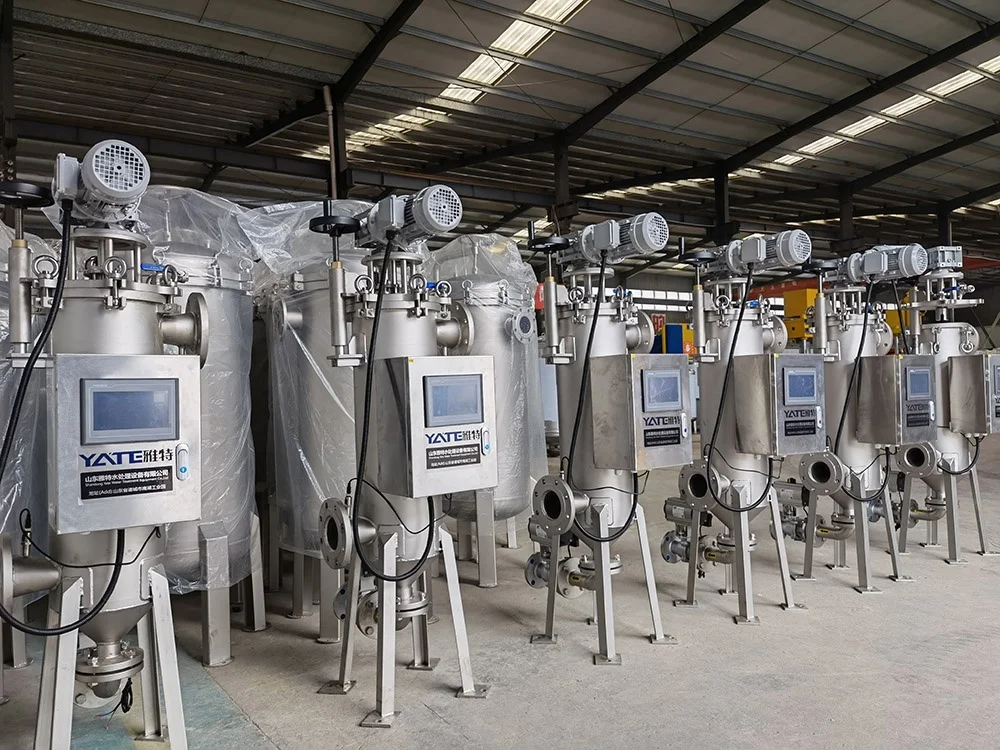 Industrial viscosity liquid filtration Honey and resin filter Automatic self cleaning filter housing machine