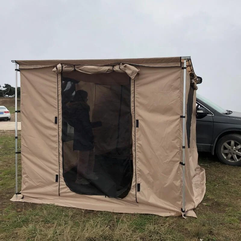 4x4 Awning Tent Car Side Tent Canopy Waterproof Canvas Easy Folding Car Side Awning For Camping