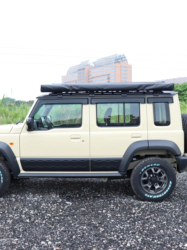 TELLIKA jimny accessories black Rain Guard Weather Shield Car Side Window Visor For Suzuki jimny 2023 2024 5 door