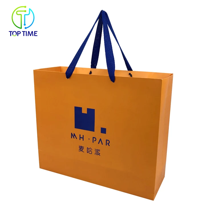 
Fashion Promotional Recycled Shopping Paper Bag Custom Logo 