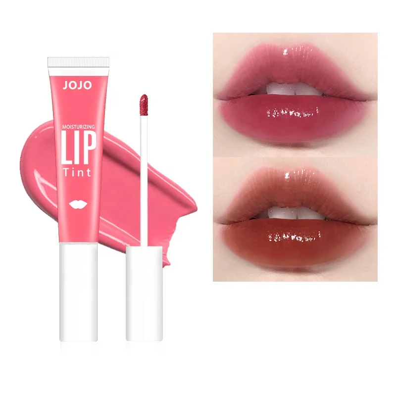 Private Label 8 Shades Cosmetics Lip Tint Waterproof Moisturizing High Shine Lipgloss