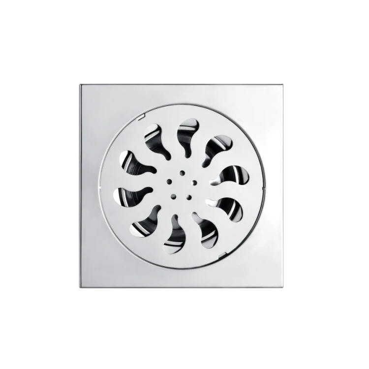 Wholesale cheap modern square stainless steel home  lavatory bathroom water ss floor drain for shower