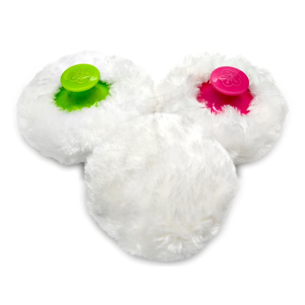 Chian manufacturer baby powder puff newborn powder case body puff with box