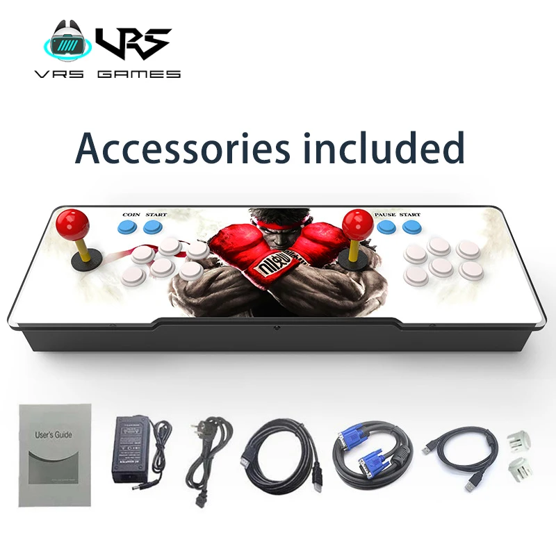 Factory Direct HD 26800 3D In-1 Retro Arcade Gaming Stick Sport Coin Pusher Video Game Console Metal High Quality Arcade Machine