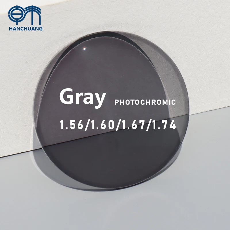 1.56 Blue Cut Photochromic Reading Glasses Anti Blue Light Optical Lenses