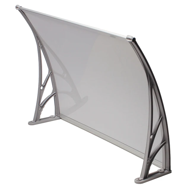 Door Window Outdoor Awning Hollow Polycarbonate Sheets Cover UV Rain Snow Protection