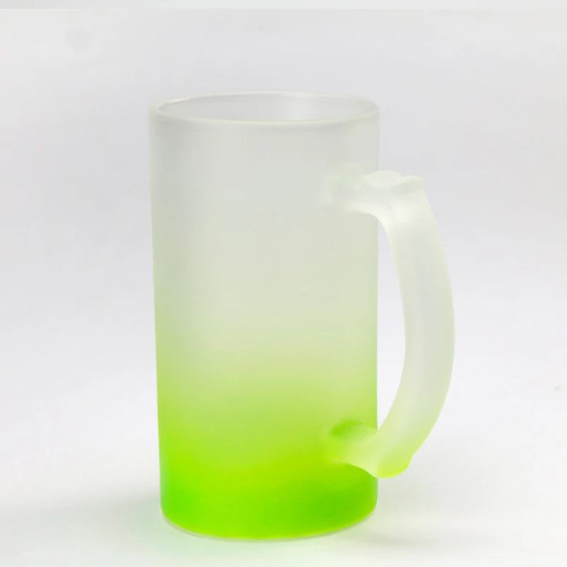 16 OZ  best Seller  Printed  Color Bottom Gradient Wine Sublimation Tumbler Beer Cups Coffee Cups