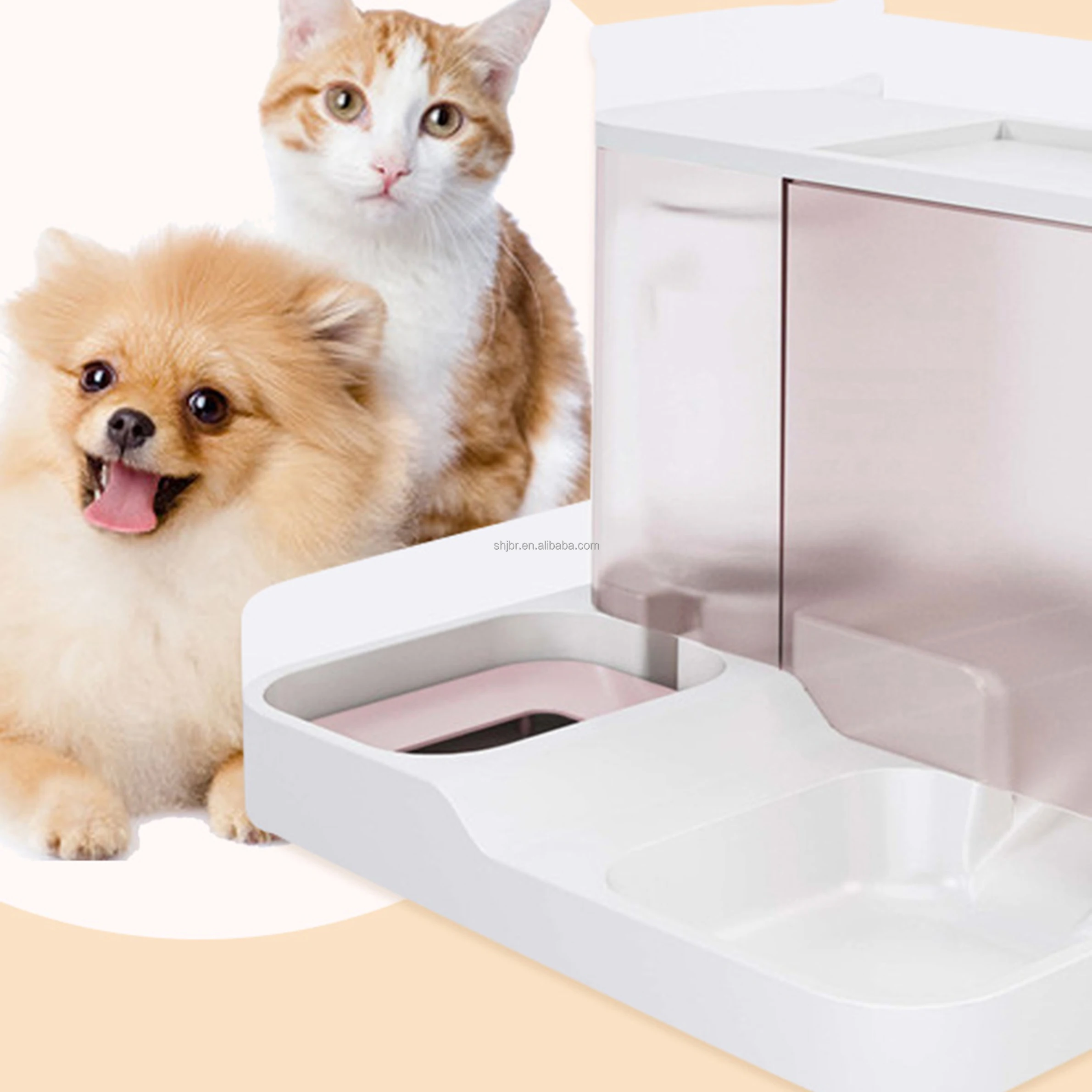Factory price Cat automatic feeder water dispenser dog/cat bowl all-in-one automatic water feeder pet dog feeder