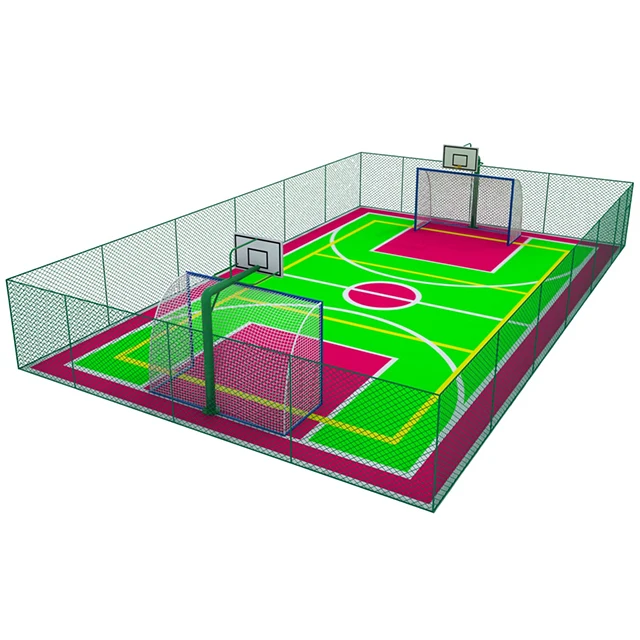 
CE certificated gymnastic trampoline playground for basketball playground 