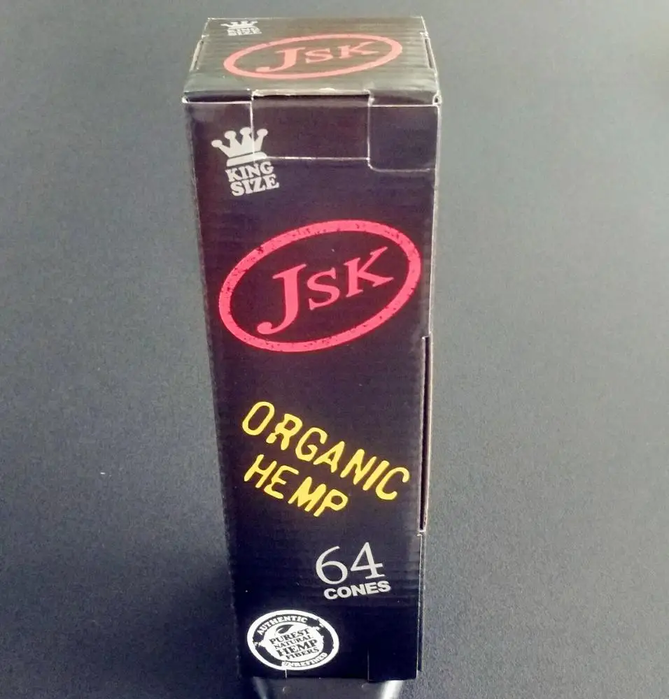 Pre-rolled cones King Size organic paper 64pcs