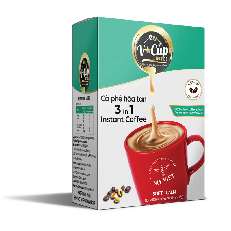 Wholesale 3 in 1 Instant Coffee original manufacturer OEM