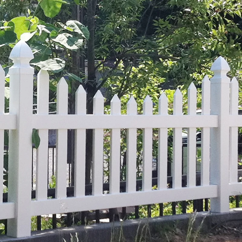 American Style Cheap PVC Plastic Decorative Picket Garden Fence Panel