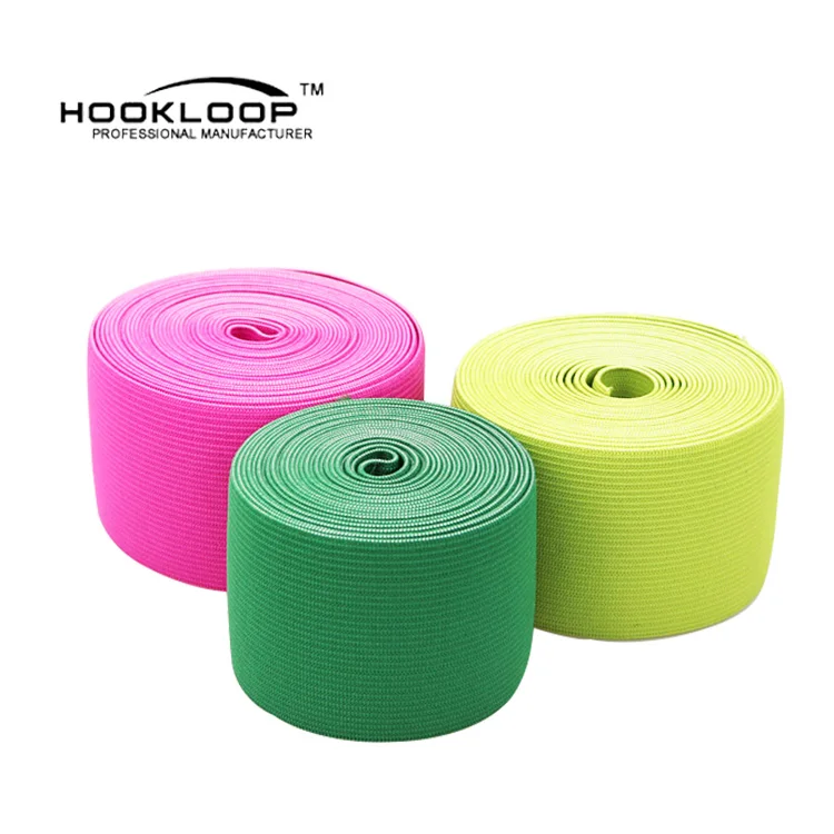 Elastic Hook and Loop Tape Stretch Hook and Loop Strap for Industrial, Garments, Medical Application