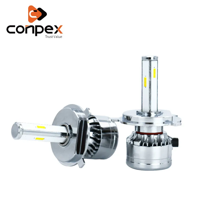 Conpex M4 H4 Car Headlight Flood 4side  CSP Chips Led Headlight Bulb Faro Led Canbus 12V Led Motorcycle Auto Headlamp