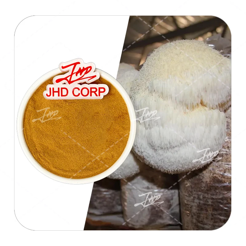 USA & EU Warehouse Shipping During CNY Bulk 30% Polysaccharides Organic Lions Mane Mushroom Dual Extract Powder