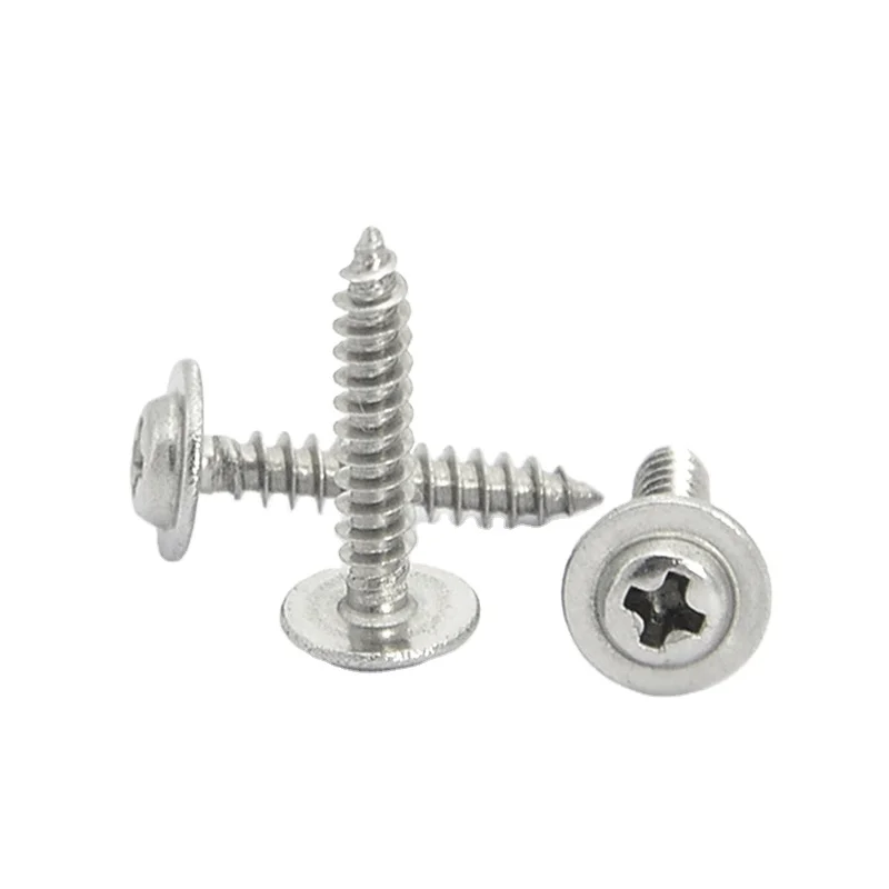 Bolts Manufacturers Customised Cross Recessed Pan Round Head Screws for Plastic Cross with Cushion Self Tapping Screw