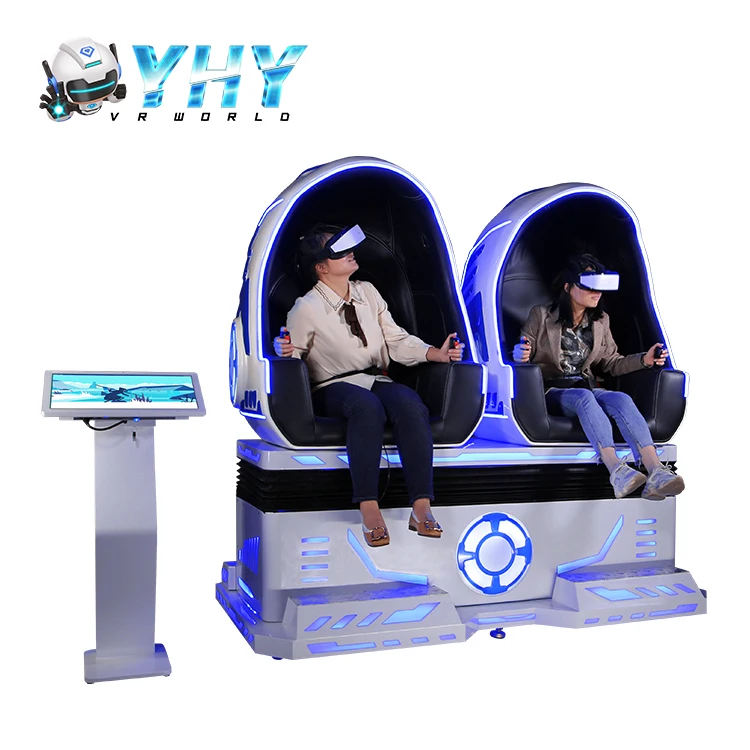 China 9D VR 2 seats Virtual Reality Vr arcade Games machine Egg Cinema Chair 9D Vr Simulator