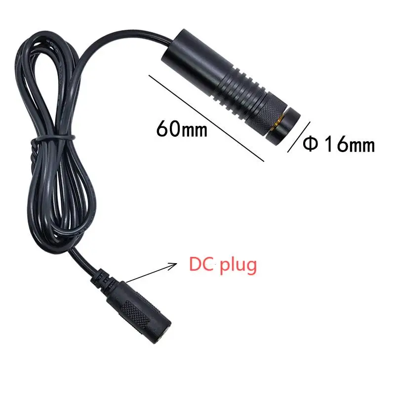 16X60mm 520nm 30mW External focusing Green laser module Green positioning and aiming laser head emitter