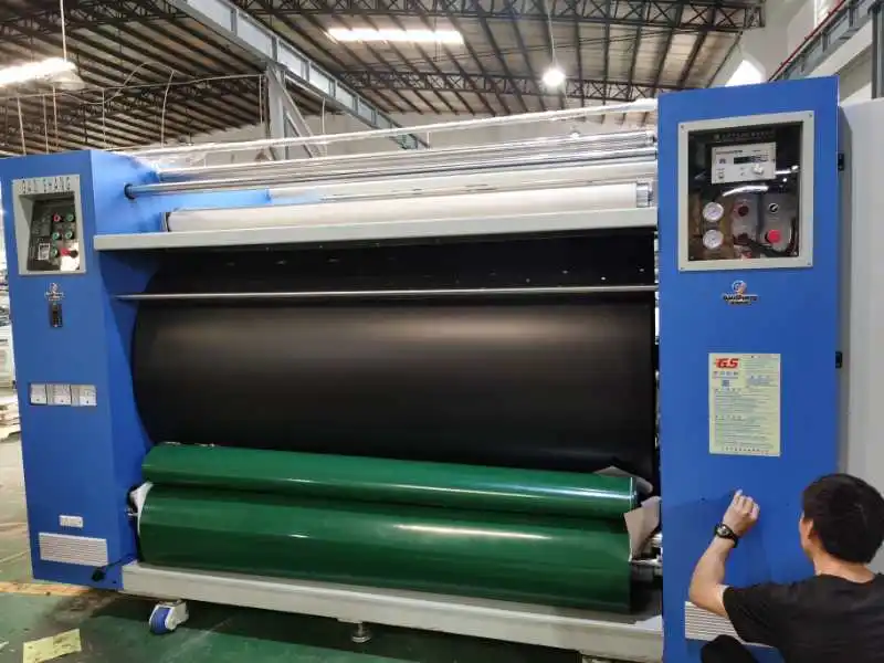 80&100cm large format oil heating drum high speed roller calendar sublimation heat transfer machine for garment textile fabric