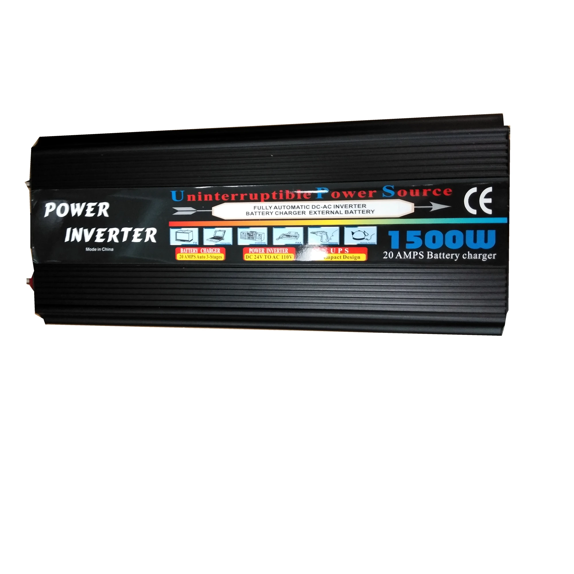 Good Price 1500W 12V 24V DC/AC 110V 220V Modified Sine Wave 3000W Power Inverter with UPS Function & Battery Charger