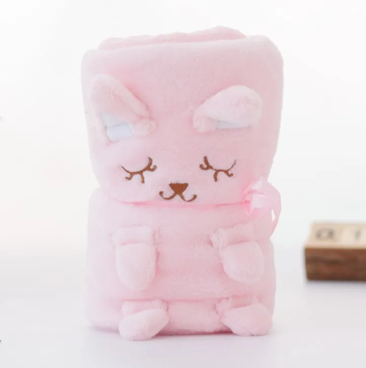 factory stock flannel fleece blanket custom soft 100% polyester cotton fleece blanket with embroidery logo baby blanket