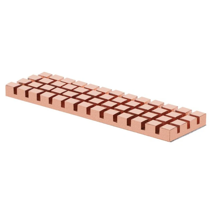 Copper Heatsink Thermal Conductive Adhesive Module For M.2 NGFF 2280 PCI-E NVME SSD