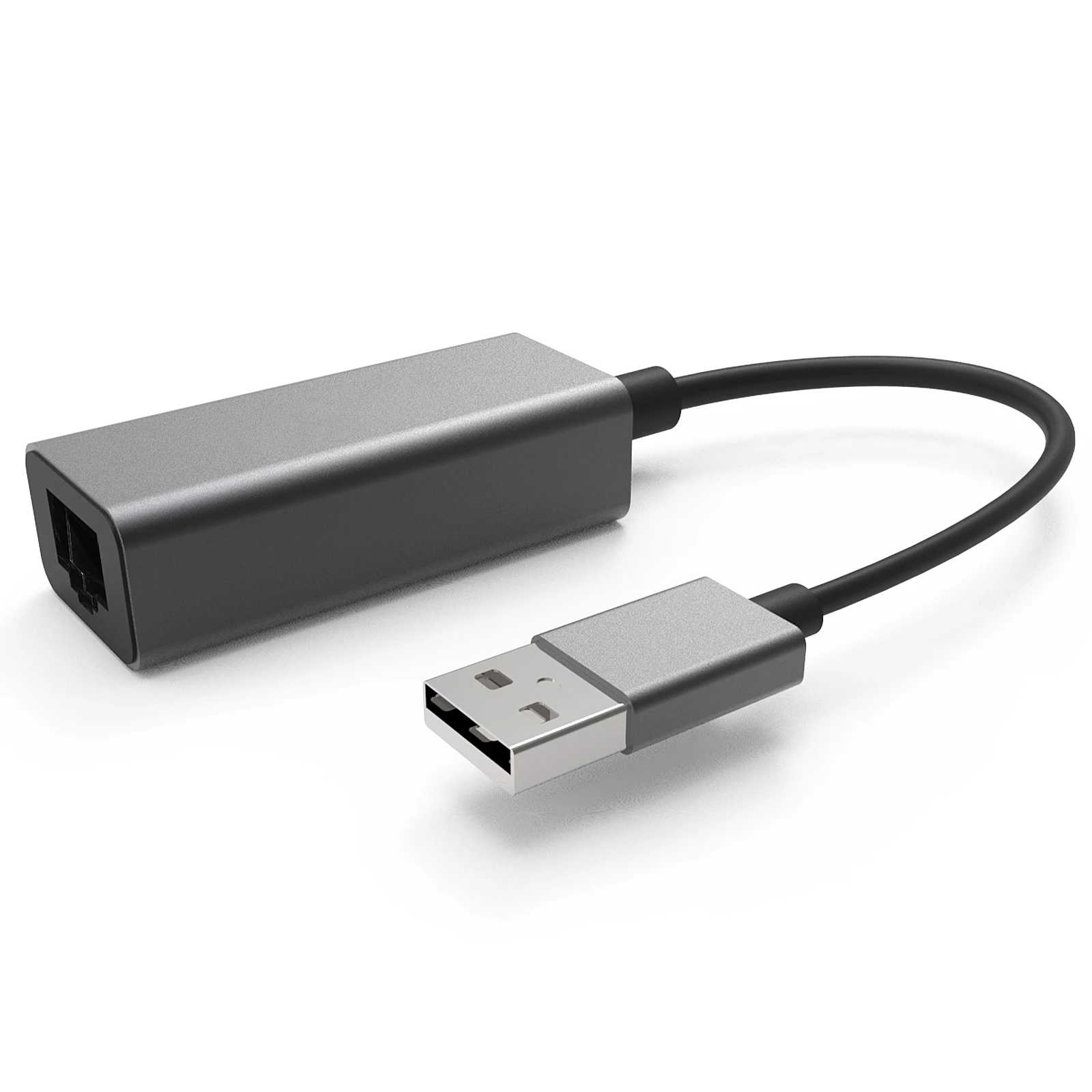 High quality wide compatibility USB A to Ethernet RJ45 Adapter USB Lan for Laptops MacBook Surface macOS Windows Linux