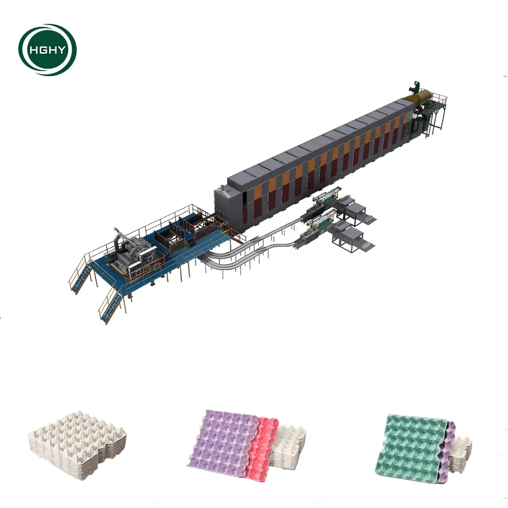 Waste Paper Recycle Egg Tray Egg Carton Making Machine Machine Egg Tray Paper