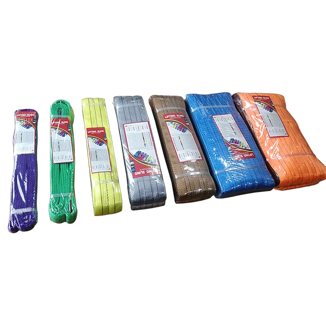 3-тонный 7:1 фактора безопасности heavy duty Двойной слой Плоский подъемный pe ленточный строп