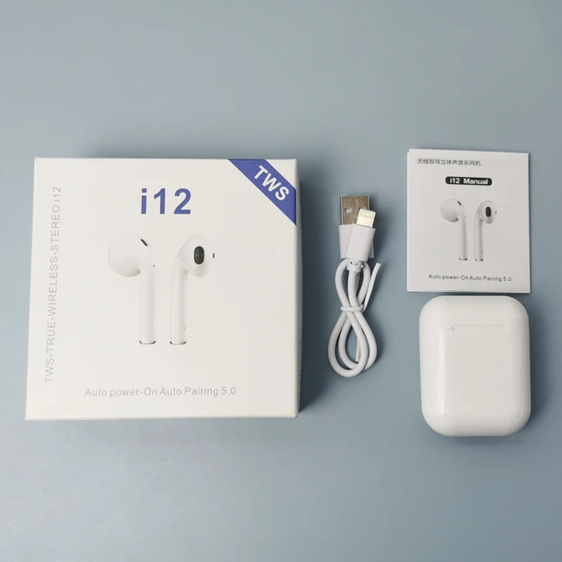 Оптовая продажа популярные модели наушников i12 BT дешевые беспроводные наушники i7s i9s i11 i18 tws air pods pro