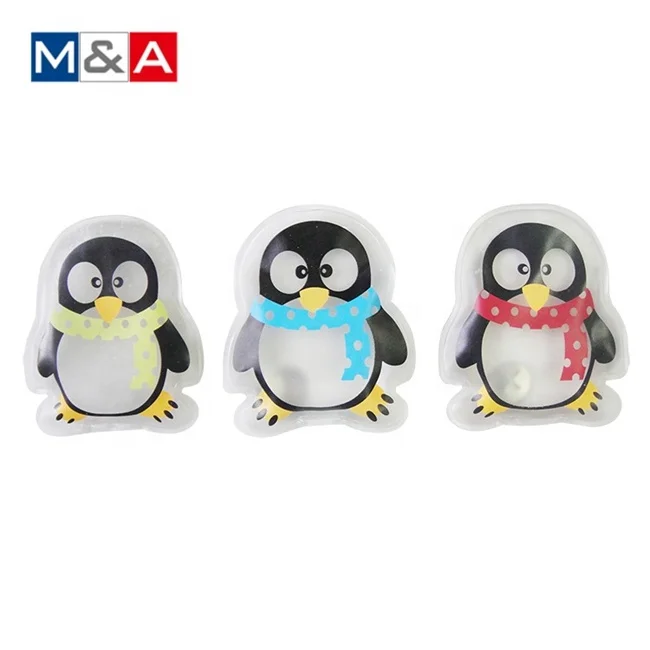 Wholesale eco-friendly pvc reusable funny shape gel hand warmers