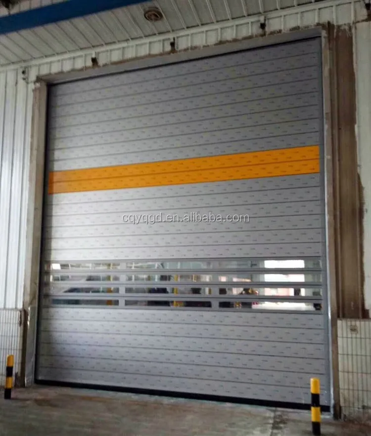 Custom Aluminum Automatic High Speed Roller Shutter Garage Door