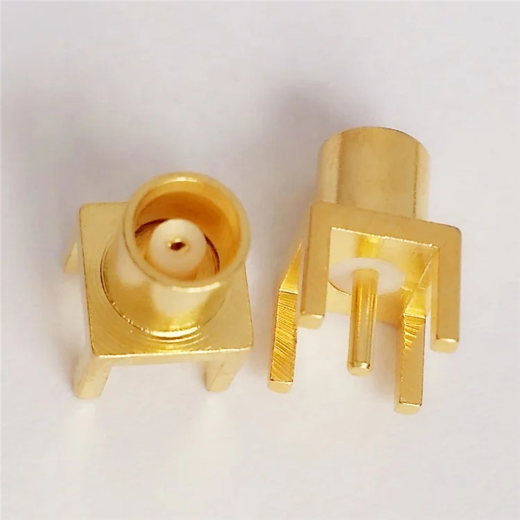 High-performance RF connector MCX-KE female welding plate patch PCB fixed MCX-KHD headphone socket