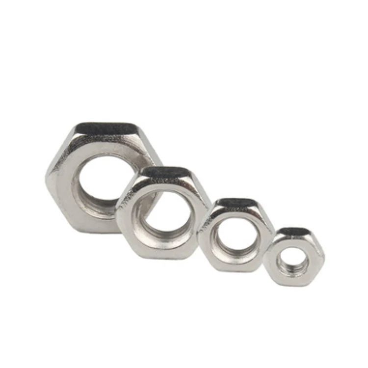 Высокое качество din934 m6 m8 m10 m12 m16 из углеродистой стали с оцинкованной шестигранной гайкой