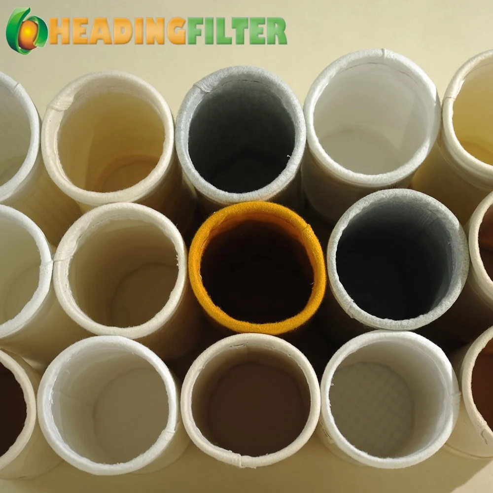 Felt PTFE Filter Bags Sleeve Chemical Resistance For Waste Incinerator