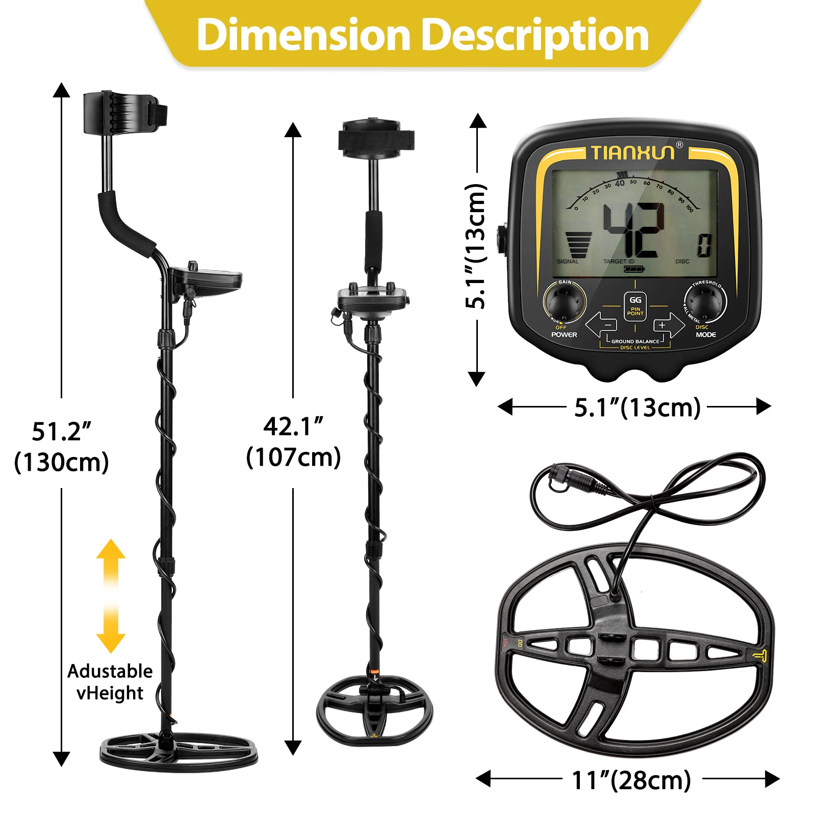 tianxun Best gold detector TX850 gold metal detector TX-850 professional industrial metal detector
