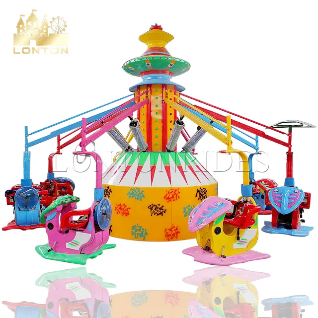 Park attractions magic moon flying car 24 seats fairground ride for sale