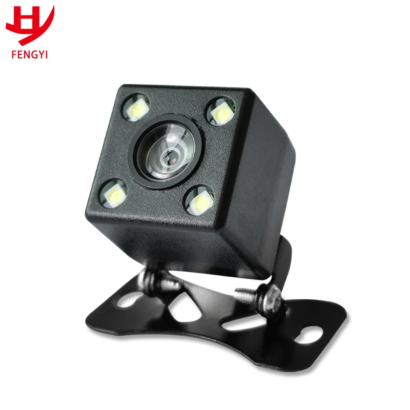 HD CCD 4 LED Night camera for car Waterproof IP68 170 Wide Angle DC 12V Universal Adjustable plug-in Rear View reversing camera