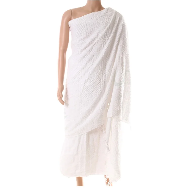 1.4kgm мужские ихрам комплект паломничества одежда хандюк Турция трубка мусульманском арабском умры полотенце из микрофибры внешняя часть изготовлена