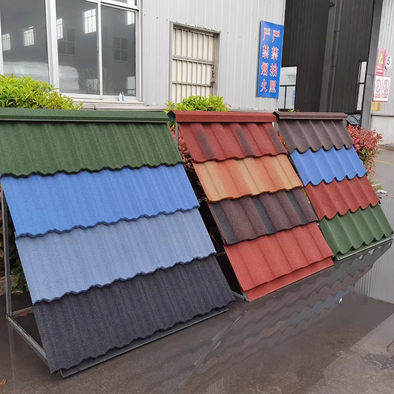 Stone Coated Metal  Roof Tiles  Weather Resistant Galvanized Roofing Material  Roof Tiles For Architecture