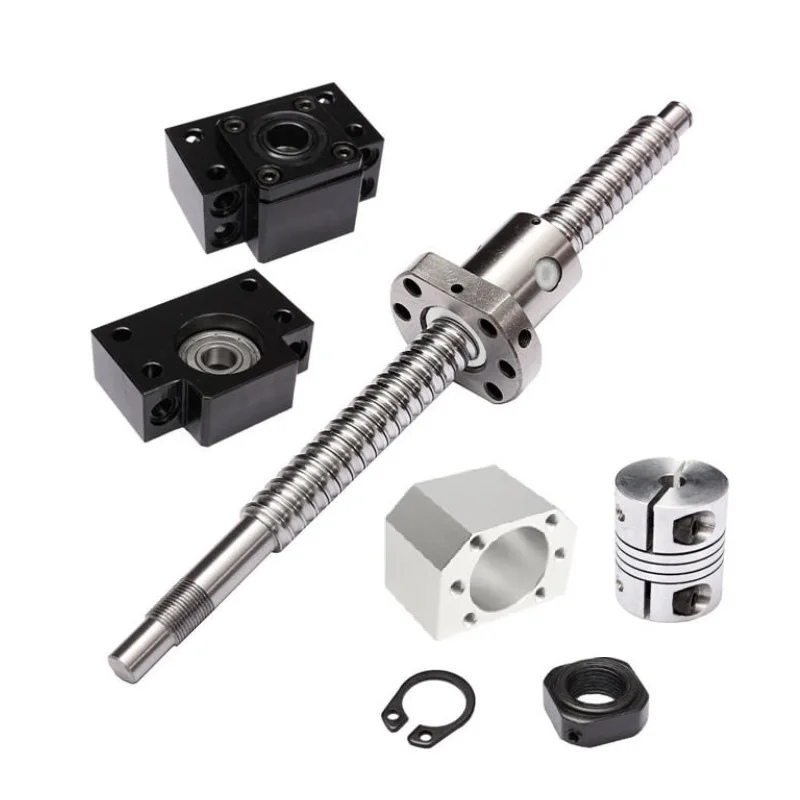 
SFU1605 SFU1610 SFU2005 SFU2010 Rolled Thread Ball Screw With End Machined 