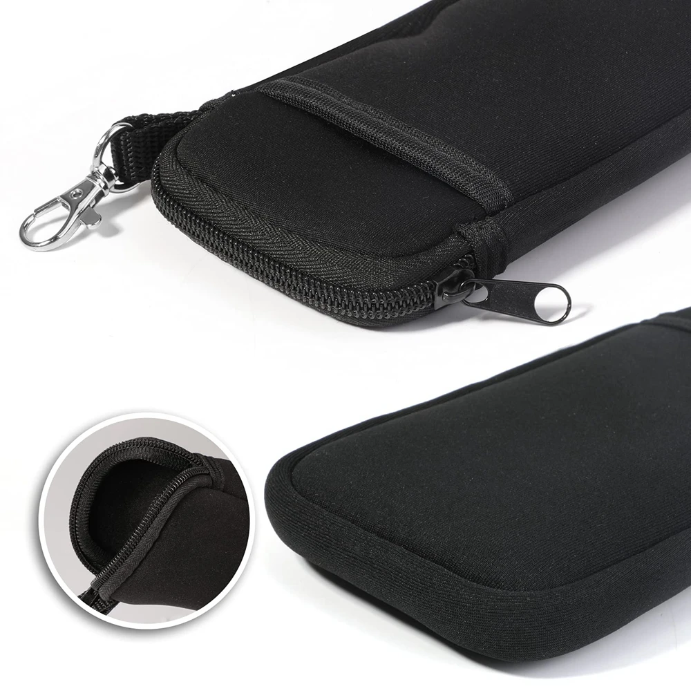 Neoprene Eyeglasses Cases Bags Waterproof Sunglass Organizer Pouch with Carabiner Hook Travel Sun glass Box Eye glasses Cases