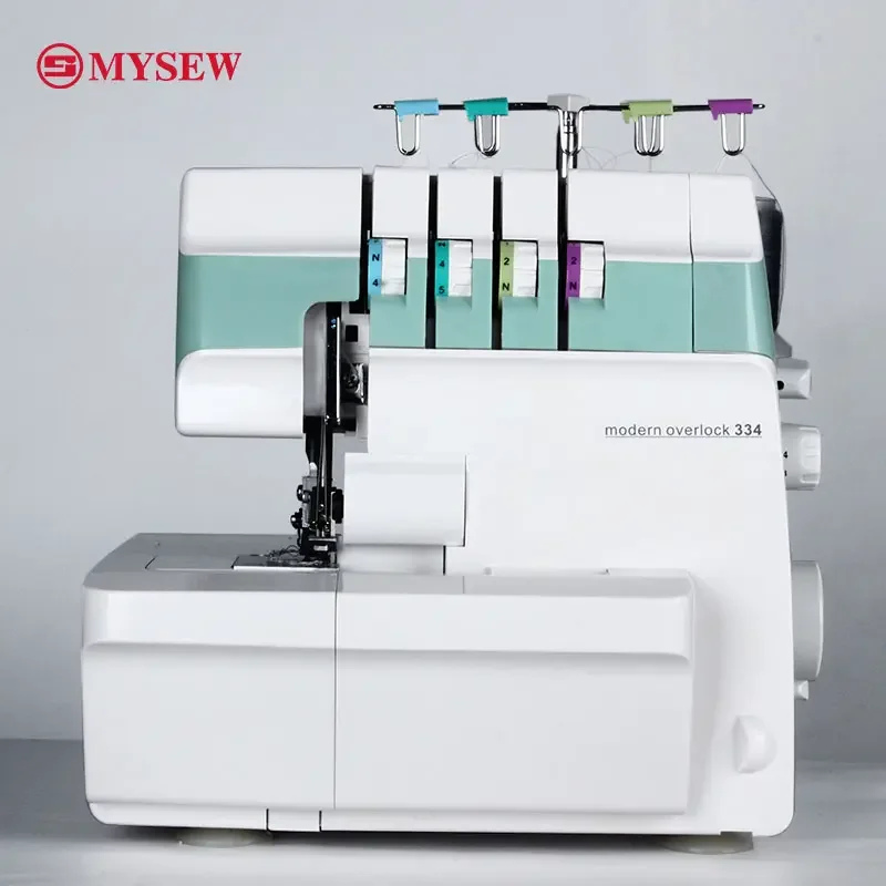 MRS334 clothes 4 thread overlock sewing machine second hand high speed sewing machine