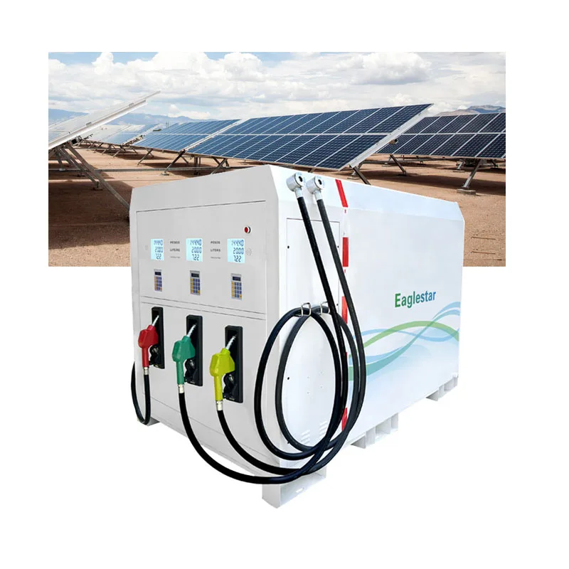 Gas Station Pump with Tank Fuel Filling Mobile Refueling Station Portable Diesel Tank with Pump Tanks Gas Stations