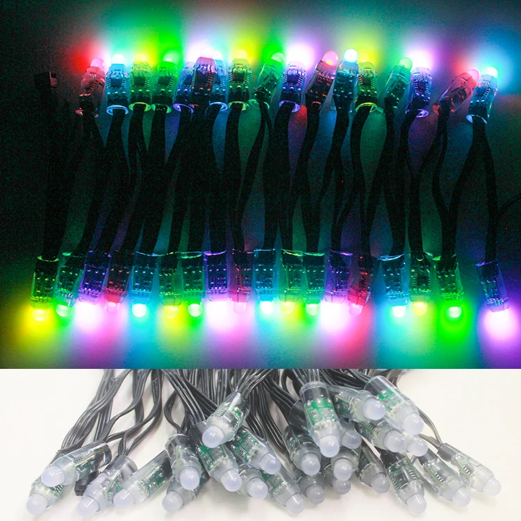 Уличная однострунная светодиодная rgb-лента ip68 ws 2811 12 мм 5 В линейная модульная сетка pixel