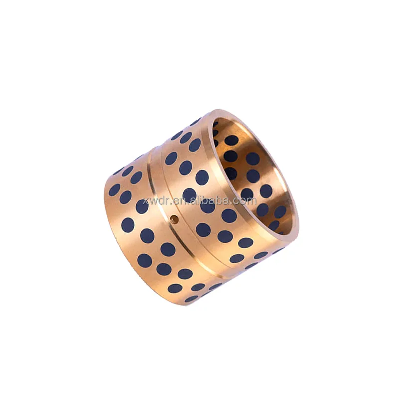 Hot Selling Machining Bronze Graphite Oilless Bushing And high precision brass bushing For Excavator